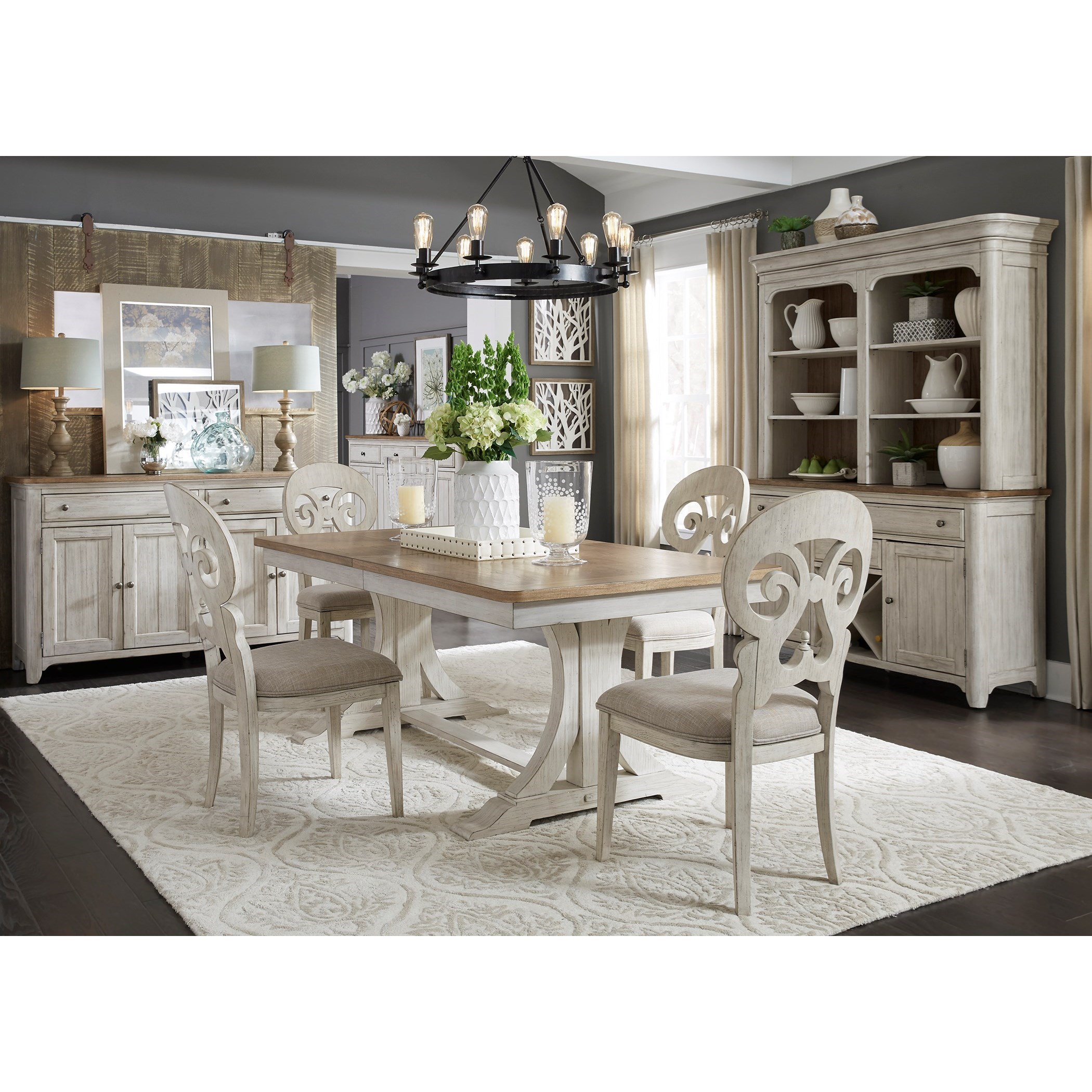 Liberty Furniture Farmhouse Reimagined Dining Room Group Story & Lee